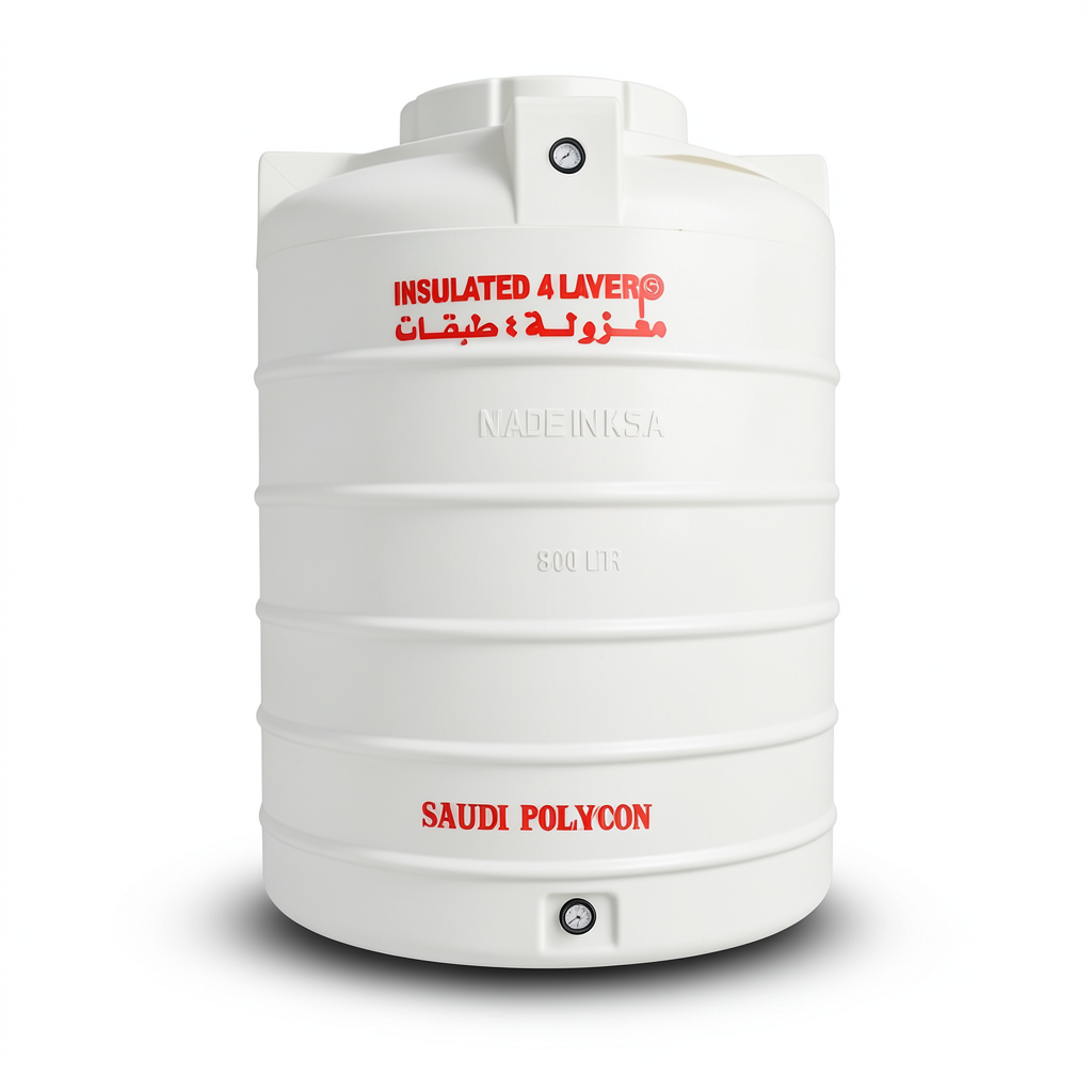 Water Tank Vertical Polyethylene 800 Liter Capacity | AL-Hussaini trading Est.