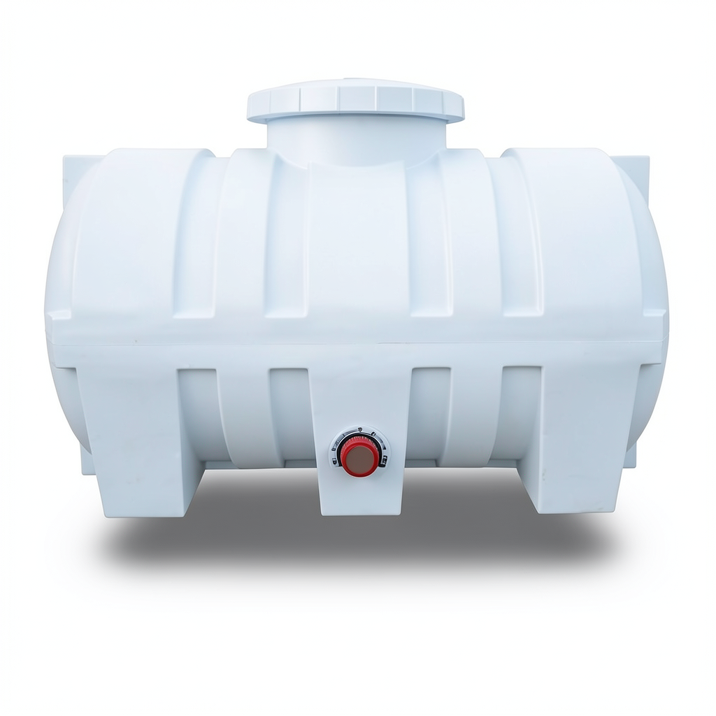 Water Tank 1000 Liter Polyethylene Horizontal, Insulated