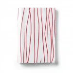 Youthful Wall Covering, Color red and white, Length 10m, Width 53cm 