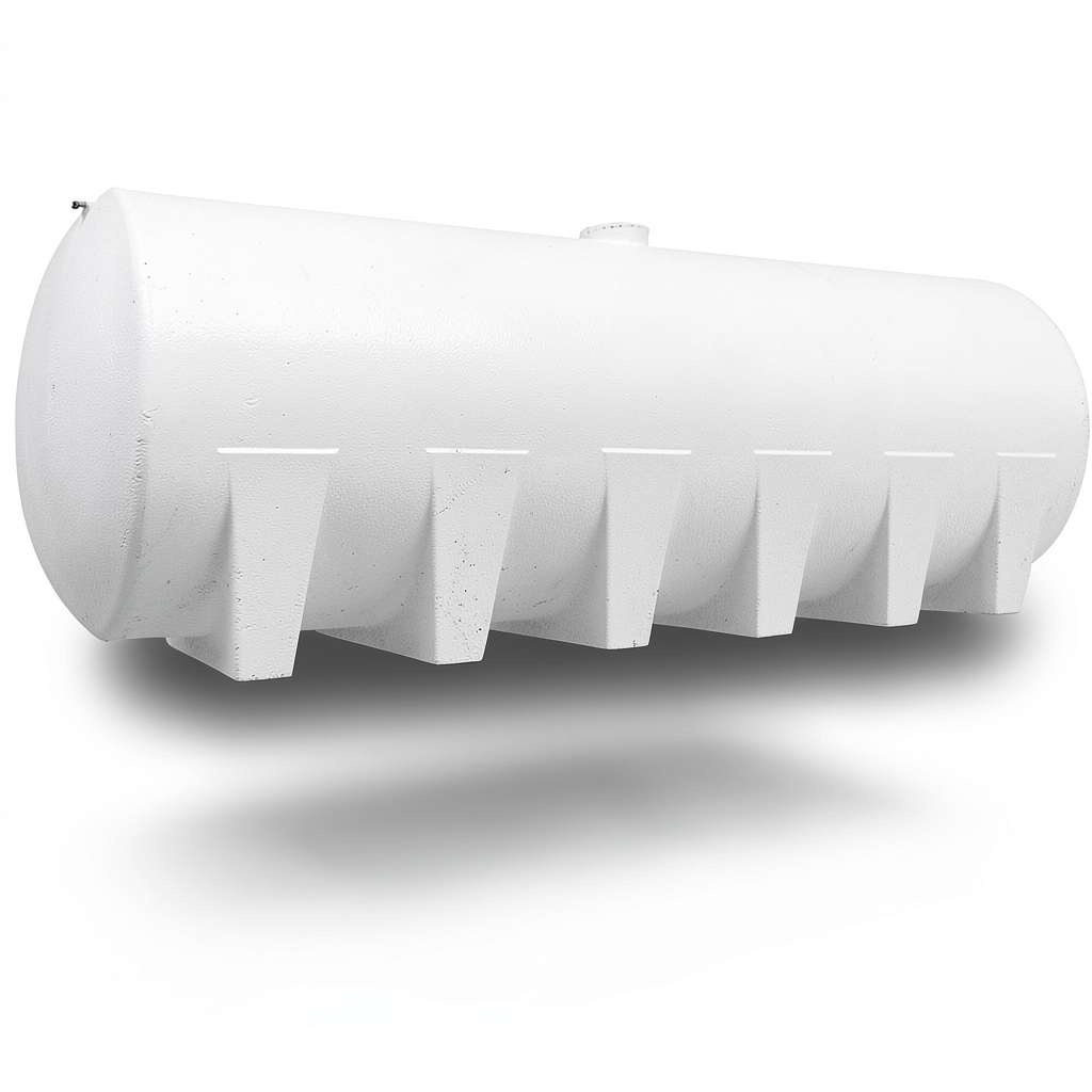 Water Tank 4000 Liter Fiberglass Horizontal 3.70×1.20×1.30 m