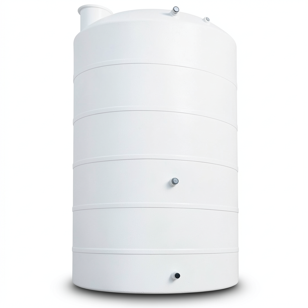 Vertical Water Tank 10000 Liter Fiberglass 5.80×1.50×1.60 m