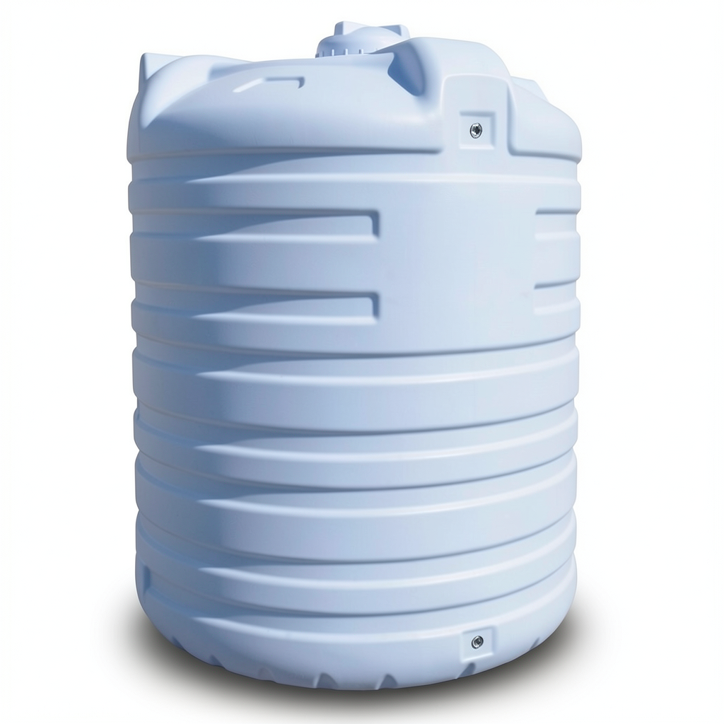 Roto Molding Water Tank Vertical 15000 Liter Polyethylene, Diameter 265 cm Height 345 cm