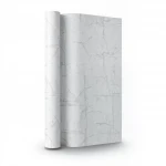 Patterned Wallpaper, Length 15.6 meters, Width 100 cm, light Gray Color