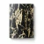 Patterned Wallpaper, Size 15.6m×100cm, Black with golden veins color