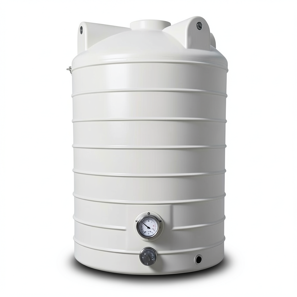 Water Tank Vertical Fiber Glass 2000 Liter Capacity 126×160 cm