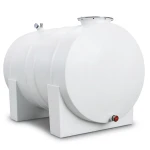 Water Tank Horizontal 6000 Liter Capacity Fiberglass Diameter 150 cm