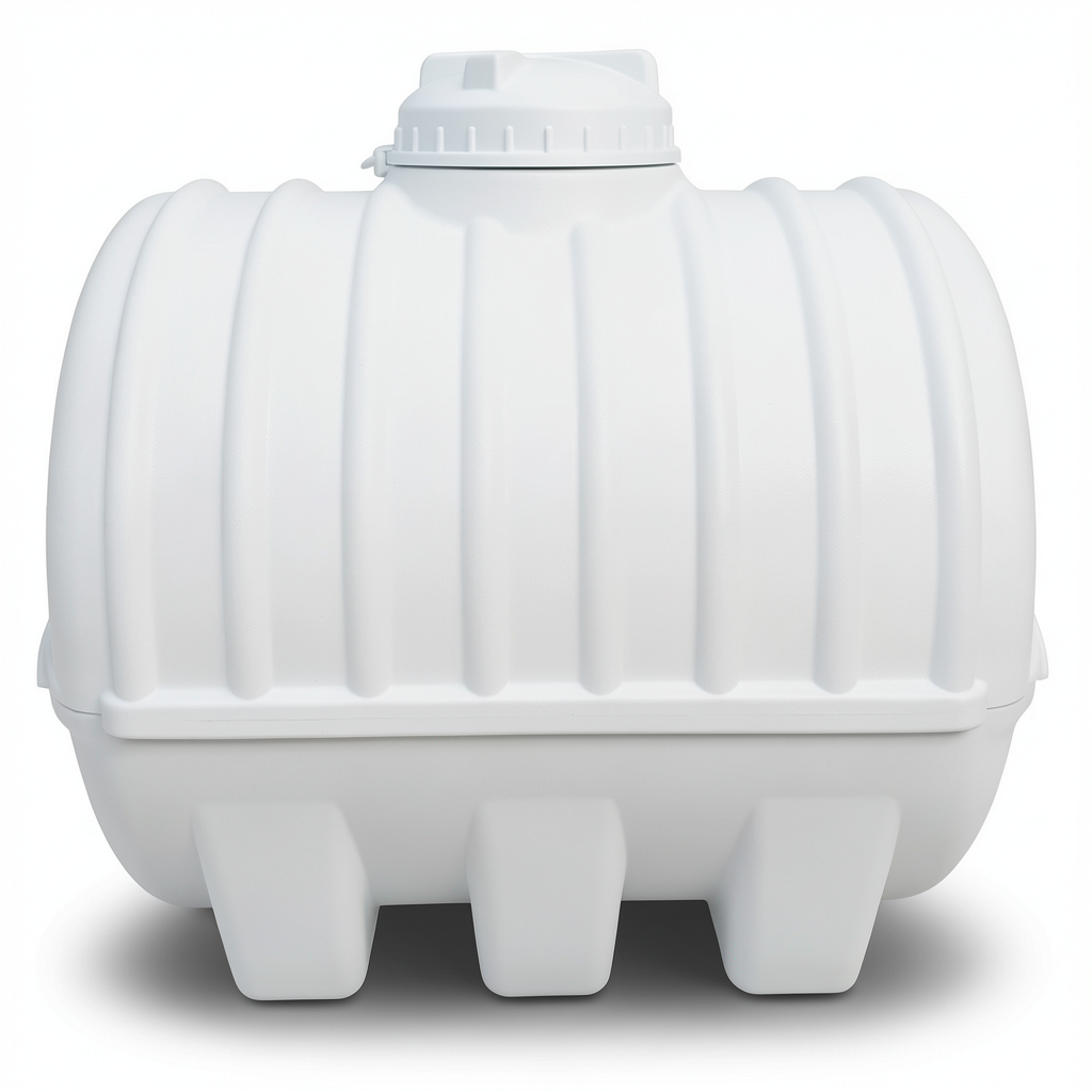 Water Tank Rayan Horizontal Polyethylene 250 Liter, Length 80 cm