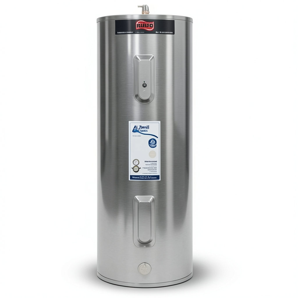 Vertical Water Heater 40 GAL Stainless Steel 2.5 kW | Al Zamil Tanks