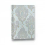 Classic Wallpaper Gray with Sky Blue, Size 10m×1.06m, Model 83011