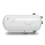 Horizontal Central Water Heater 300 Liter Capacity 560 mm Width White, 2×4.5 kW | Saudi Ceramics