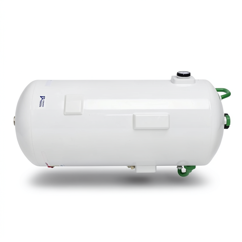 Horizontal Central Water Heater 300 Liter Capacity 560 mm Width White, 2×4.5 kW | Saudi Ceramics