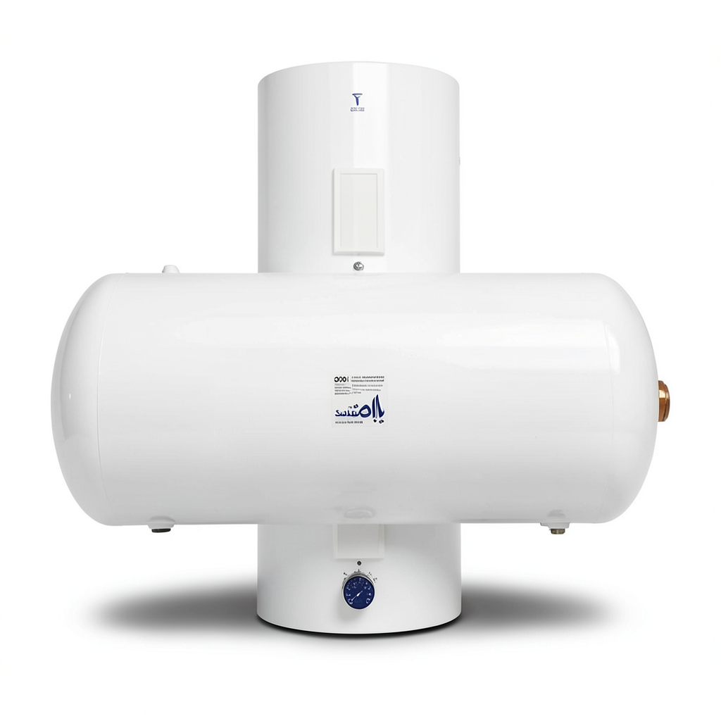 Horizontal Central Water Heater 300 Liter Capacity 560 mm Width White, 2×4.5 kW | Saudi Ceramics