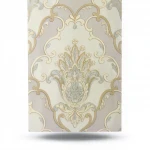 Classic Wallpaper Beige ,Size 10m×1.06m, Model 83008