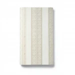 Patterned Wallpaper, Length 15.6 meters, Width 100 cm, Beige with light brown pattern Color