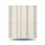 Patterned Wallpaper, Size 15.6m×100cm, Beige with gray pattern color