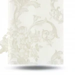 ورق حائط كلاسيك لون بيج فاتح، مقاس 10 م×106 سم، موديل  83035