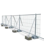 Heras Temporary Fencing Panels - Heavy Duty Galvanized Steel