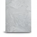 Vinyl Wallpaper, Wavy Design, Size 15.6m×106cm, gray Color 