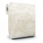 Wavy Wallpaper, Color Beige, Length 15.6m, Width106 cm 
