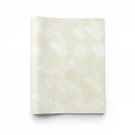 Vinyl Wallpaper, Wavy Design, Size 15.6m×106cm, Light Beige Color