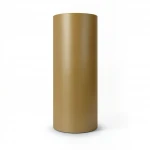 Plain wallpaper, golden brown color, size 15.6 m x 100 cm 