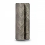Wavy Wallpaper, Color Dark Beige, Length 15.6m, Width106 cm 