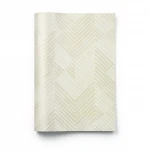 Vinyl Wall Decoration, Wavy Design, Size 15.6m×106cm, light beige Color 