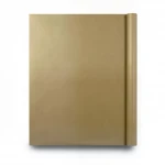 Plain wallpaper, golden brown color, size 15.6 m x 100 cm