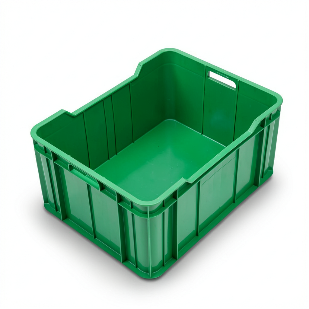 All-Purpose PP Crate (425 B) – Stackable Industrial Storage Box