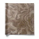 Wavy Wall Covering, Color brown, Length 15.6m, Width 106cm 