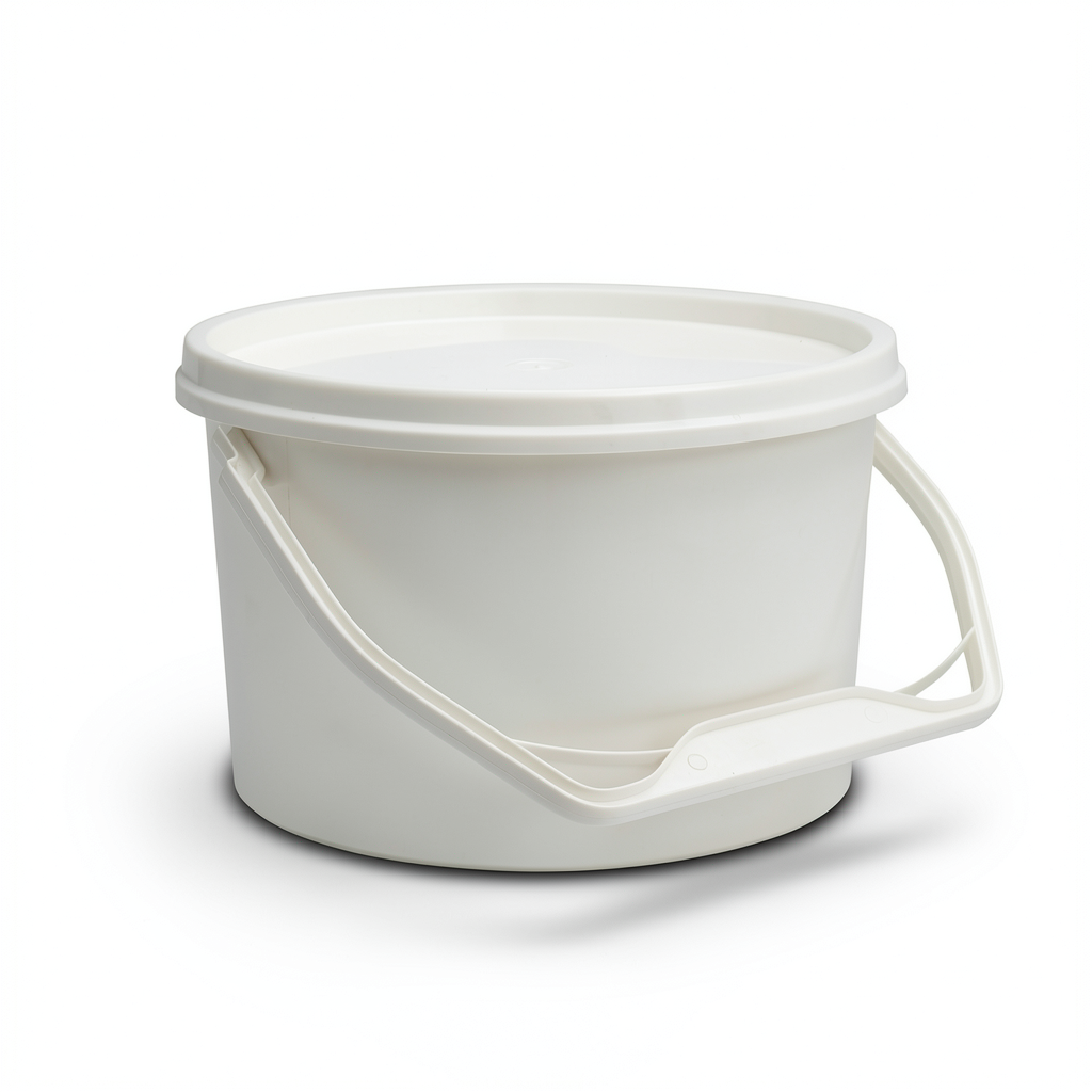 4.2L Polypropylene Industrial Bucket with Press-Seal Neck