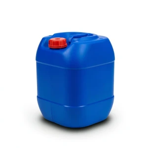 20L Square Blue HDPE Jerry Can with Outer Thread