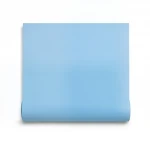 Plain wallpaper, sky blue color, size 15.6 m x 100 cm