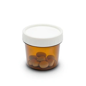 60ml Amber Polystyrene Sample Container