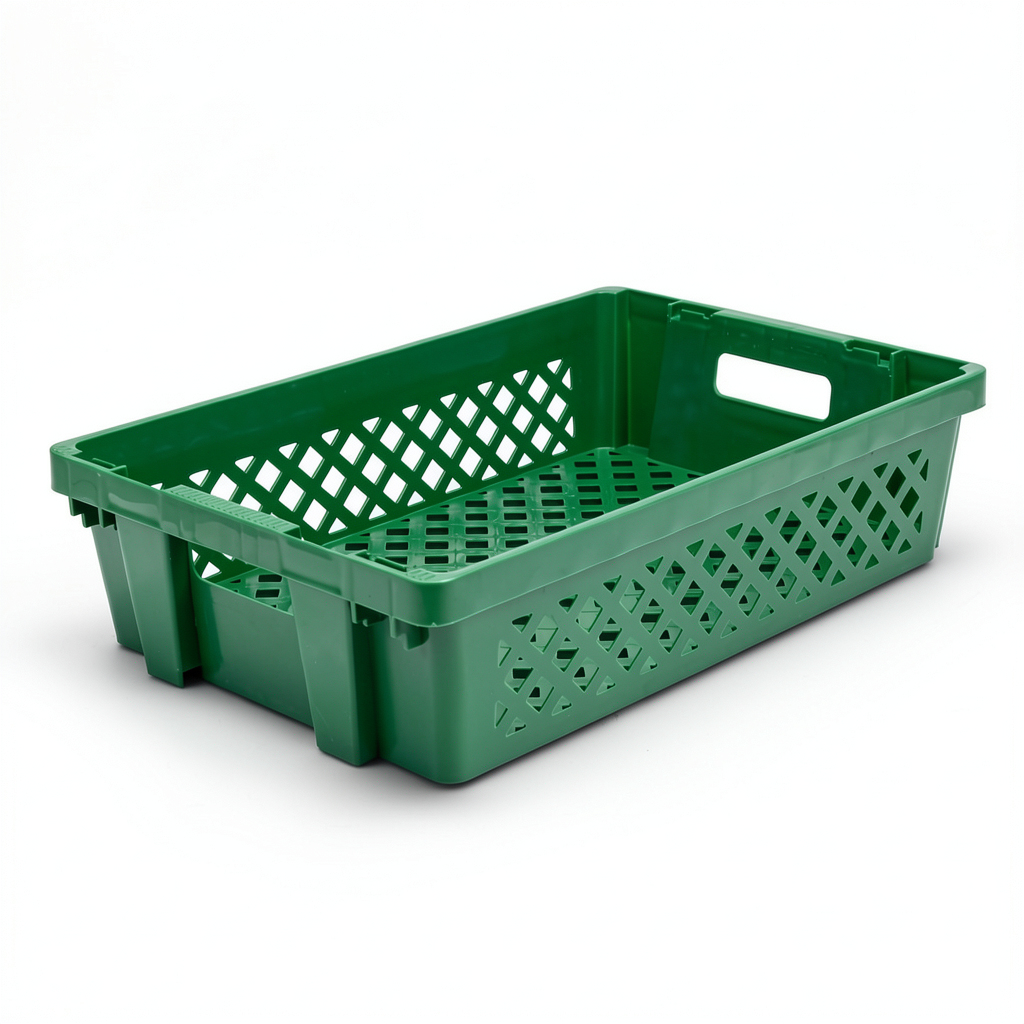 Industrial Polypropylene Milk Crate – Stackable & Durable