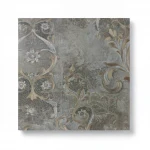 Italian Wallpaper, pattern design, Size 10m×1.06m, Gray on brown Color, Model 82122 