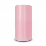 Plain wallpaper, pink color, size 15.6 m x 100 cm