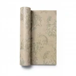 Classic Wallpaper, Light Brown Color, Size 10m×1.06m, Model 83032