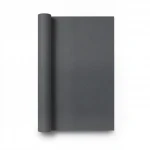 Plain wallpaper, dark gray color, size 15.6 m x 100 cm