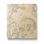 Classic Wallpaper, Light Brown Color, Size 10m×1.06m, Model 83032