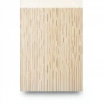 Plain Wallpaper, Beige with Brown Pattern, Length 15.6m, Width 100 cm