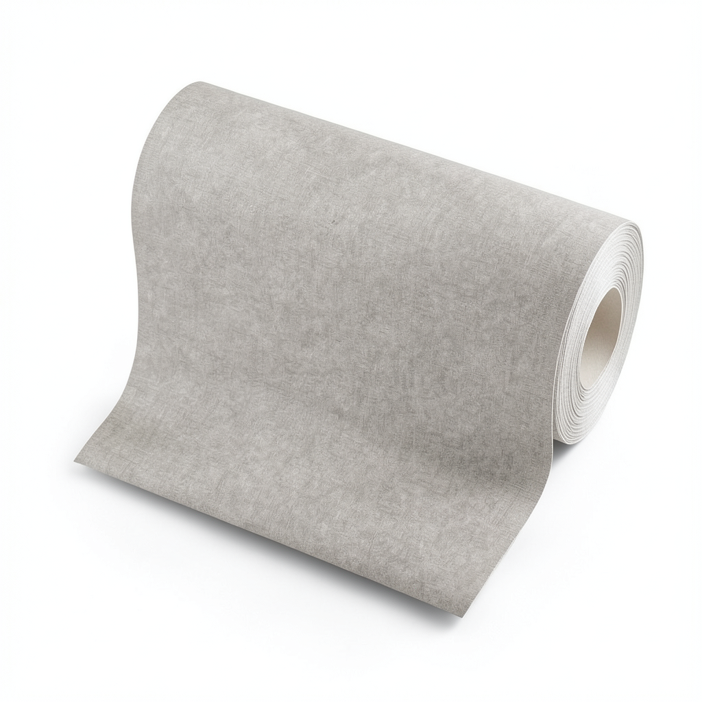 Plain Vinyl Wallpaper 15.6m×106cm Beige with Gray Color