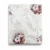 Floral wallpaper, vinyl wrap, length 15.6 m, width 106 cm, color white, red, brown and grey