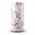 Floral wallpaper, vinyl wrap, length 15.6 m, width 106 cm, white with red and grey color
