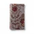 Floral wallpaper, vinyl wrap, length 15.6 m, width 106 cm, brown with red on grey