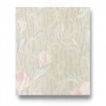 Floral Wall Cover, Beige Color, Size 10m×1.06m, Model 83072 