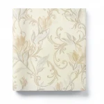 Floral Wallpaper, Beige Color, Size 10m×1.06m, Model 83074 