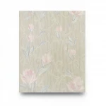 Floral Wall Cover, Beige Color, Size 10m×1.06m, Model 83072 