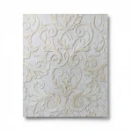 Italian Wall Covering Size 10m×1.06m, Light Gray Color, Model 85003