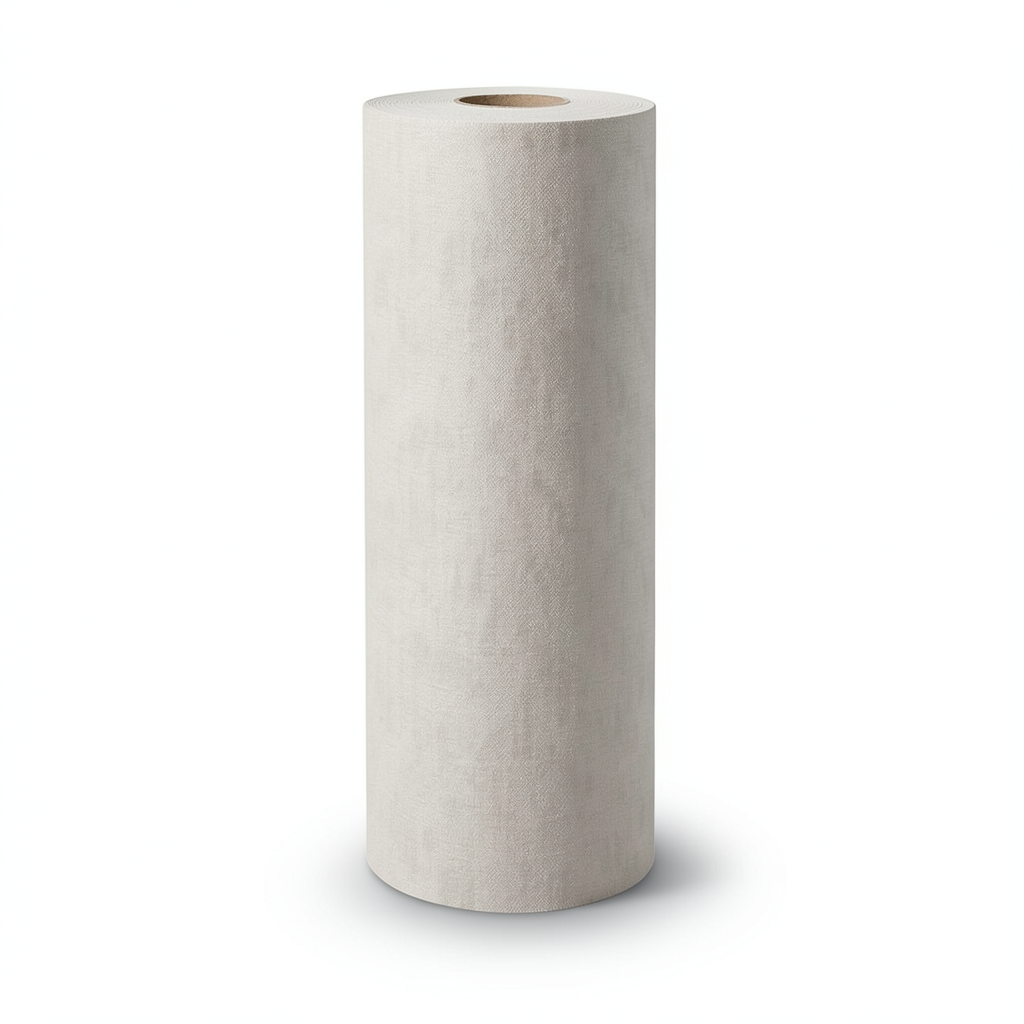 Plain Korean Wallpaper 15.6m×106cm, Pale Brown Color